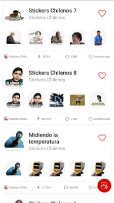 Stickers chilenos para chatear por WSP android App screenshot 3